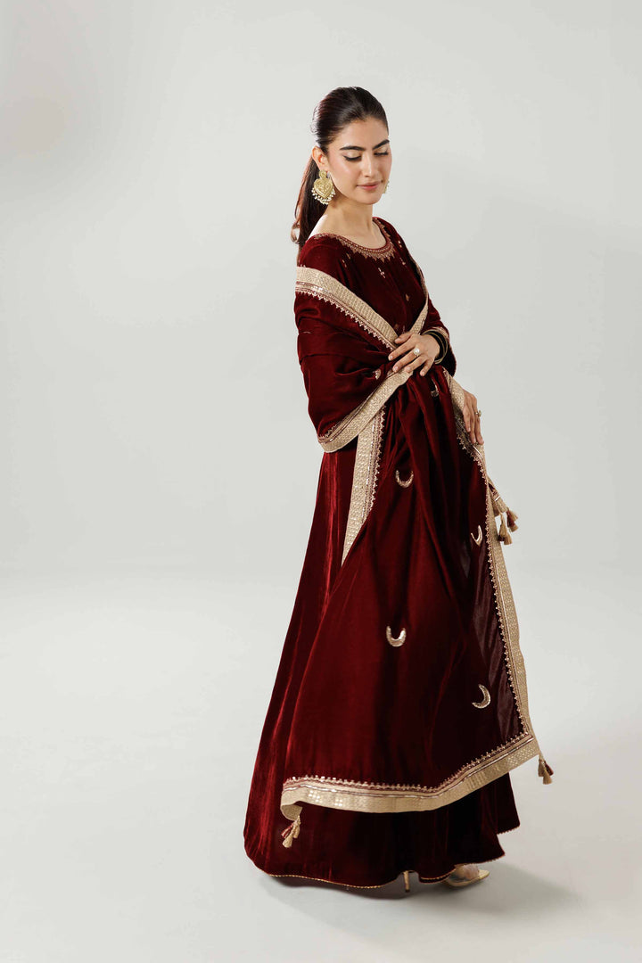 Embroidered Dupatta - KFW25-47 for Women - Pret Collection | Nishat | Shop Online