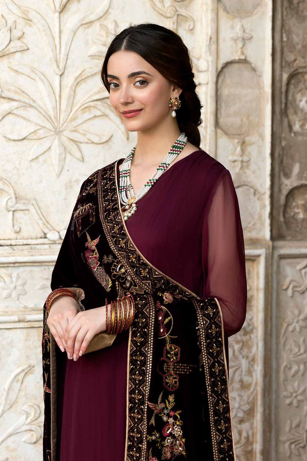 Embroidered Shawl - KFW25-50