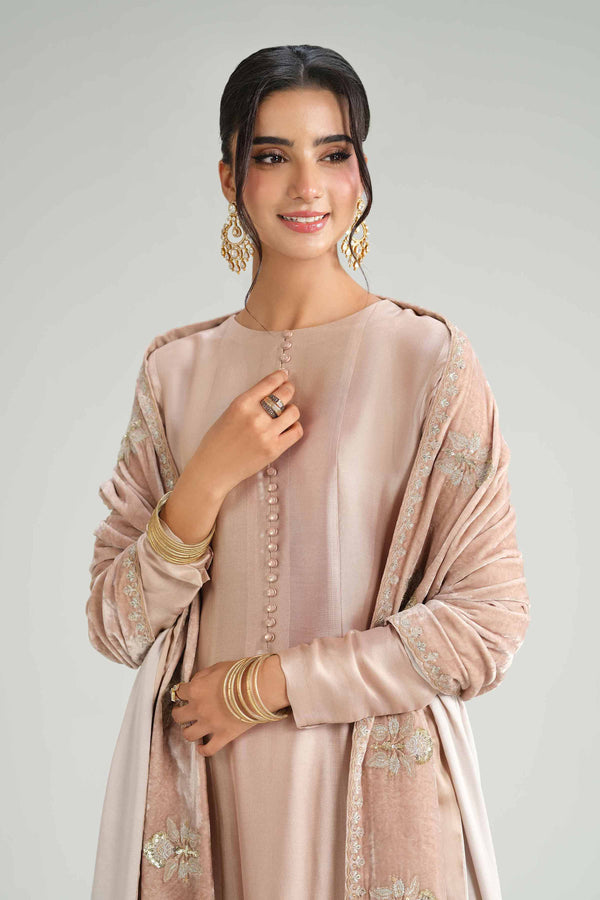 Embroidered Shawl- KFW25-54