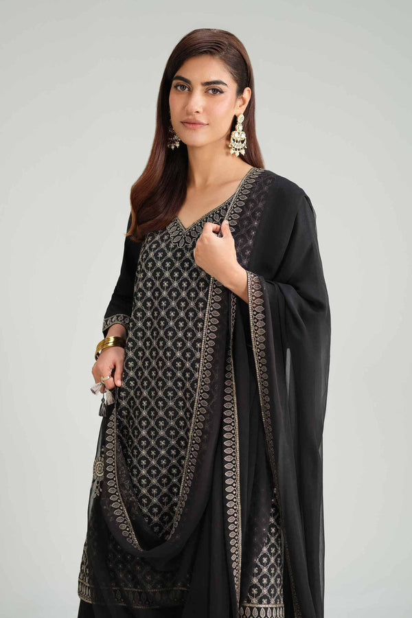 3 Piece - Embroidered Suit - KFW25-68 for Women - Pret Collection | Nishat | Shop Online