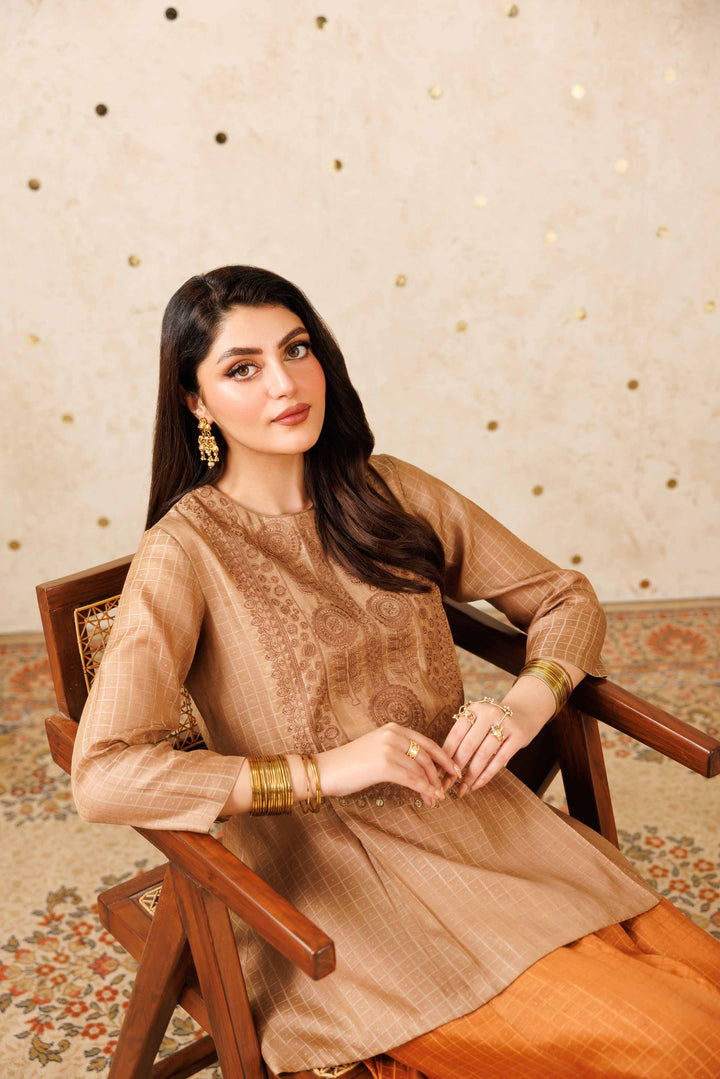 2 Piece - Embroidered Suit - KFW25-69 for Women - Pret Collection | Nishat | Shop Online