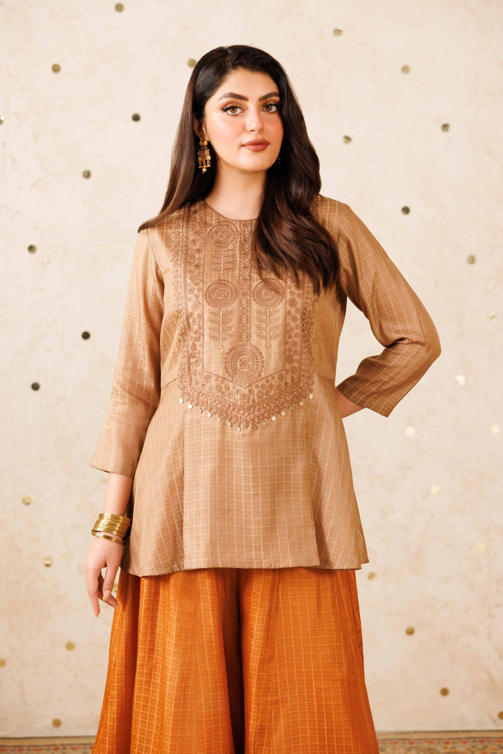 2 Piece - Embroidered Suit - KFW25-69 for Women - Pret Collection | Nishat | Shop Online