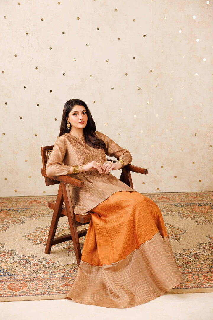 2 Piece - Embroidered Suit - KFW25-69 for Women - Pret Collection | Nishat | Shop Online