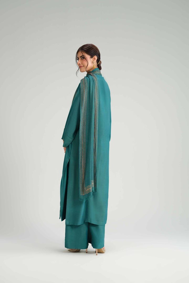 3 Piece - Basic Suit - KFW25-77 for Women - Pret Collection | Nishat | Shop Online