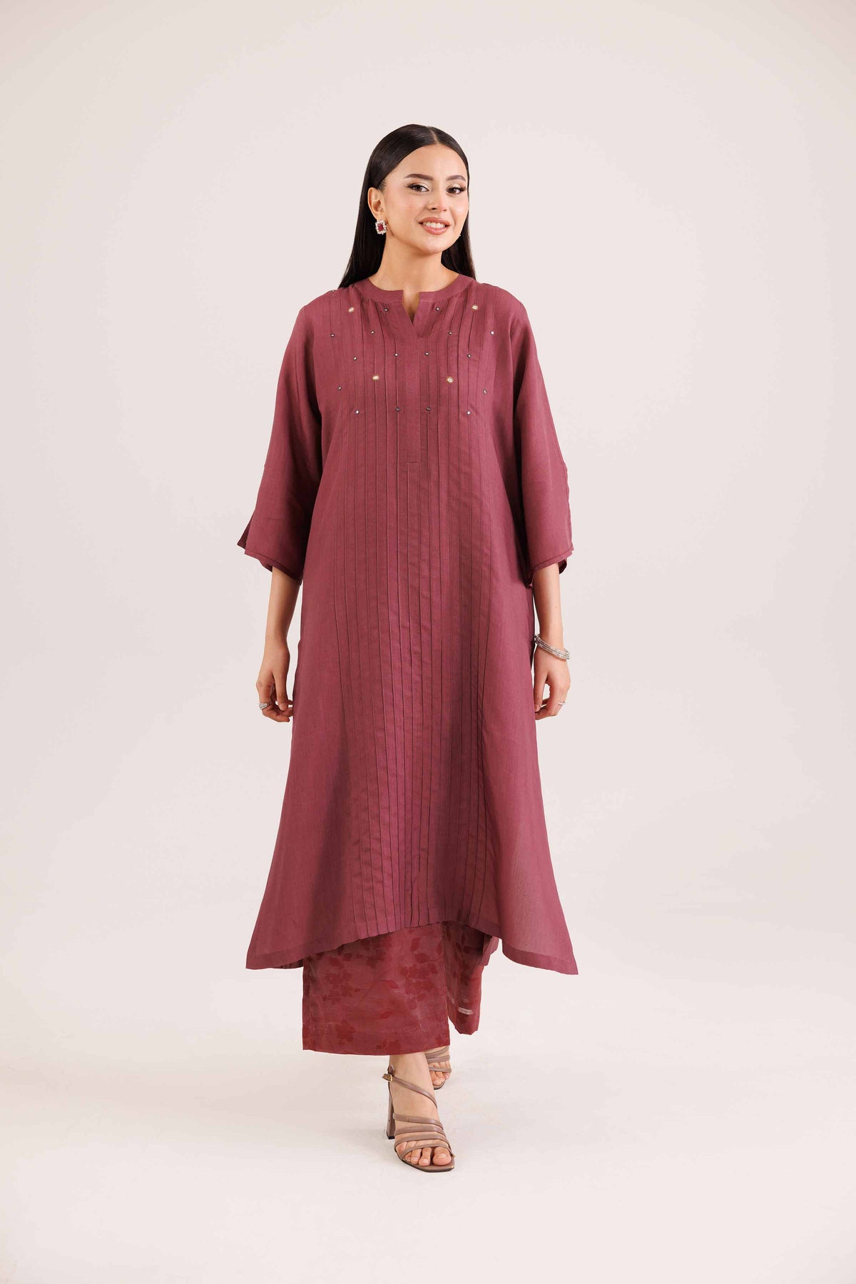 2 Piece - Embroidered Suit - KFW25-79 for Women - Pret Collection | Nishat | Shop Online 