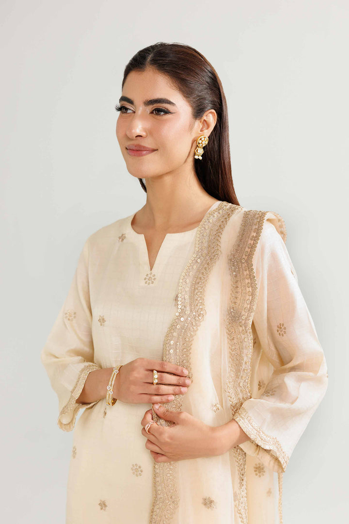 3 Piece - Embroidered Suit - KFW25-85 for Women - Pret Collection | Nishat | Shop Online