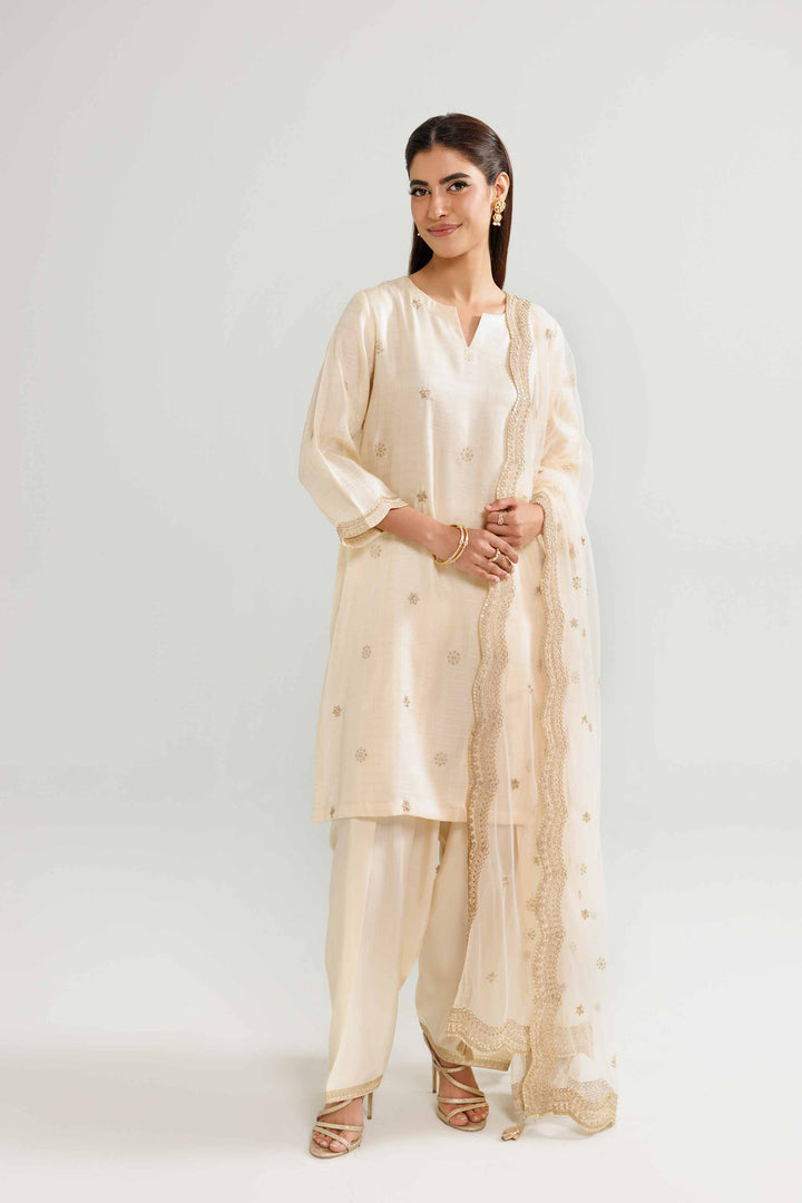 3 Piece - Embroidered Suit - KFW25-85 for Women - Pret Collection | Nishat | Shop Online