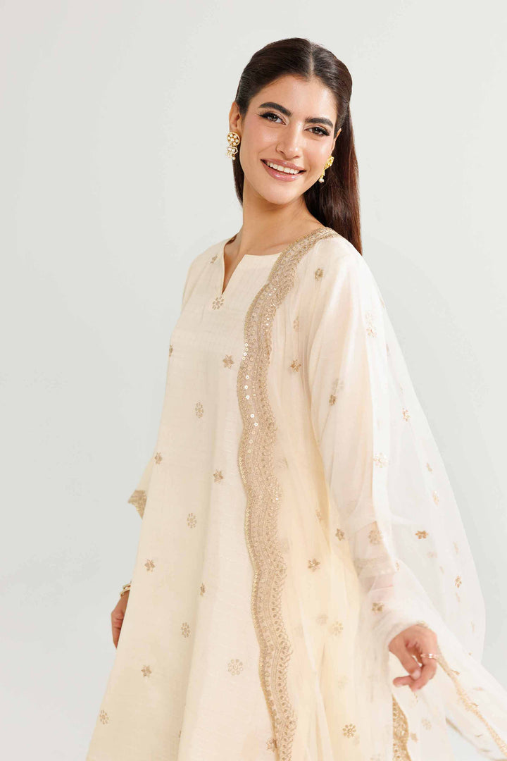 3 Piece - Embroidered Suit - KFW25-85 for Women - Pret Collection | Nishat | Shop Online