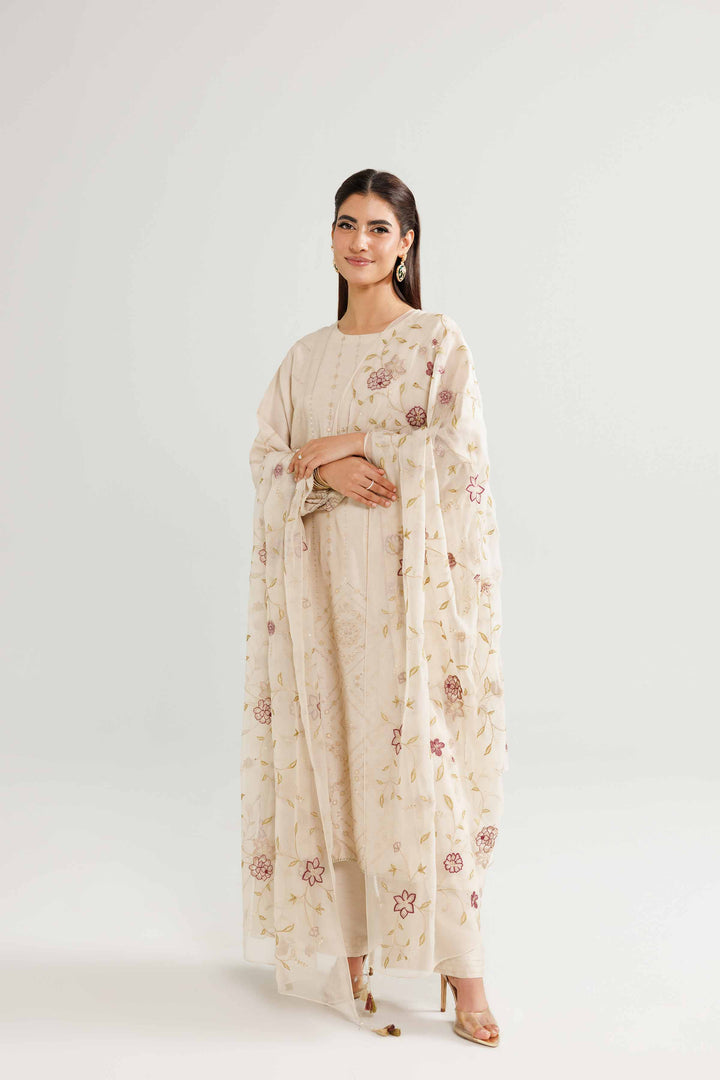 3 Piece - Embroidered Suit - KFW25-88 for Women - Pret Collection | Nishat | Shop Online