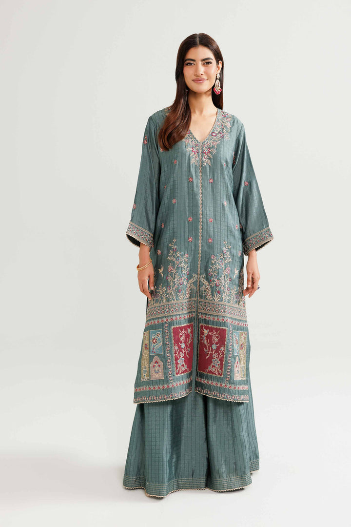 2 Piece - Printed Suit - KFW25-93 for Women - Pret Collection | Nishat | Shop Online