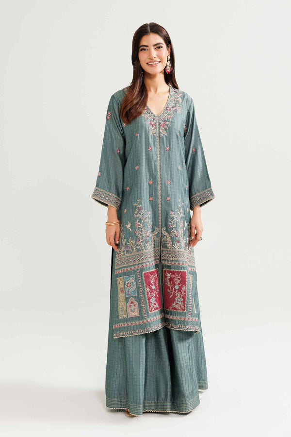 2 Piece - Printed Suit - KFW25-93 for Women - Pret Collection | Nishat | Shop Online