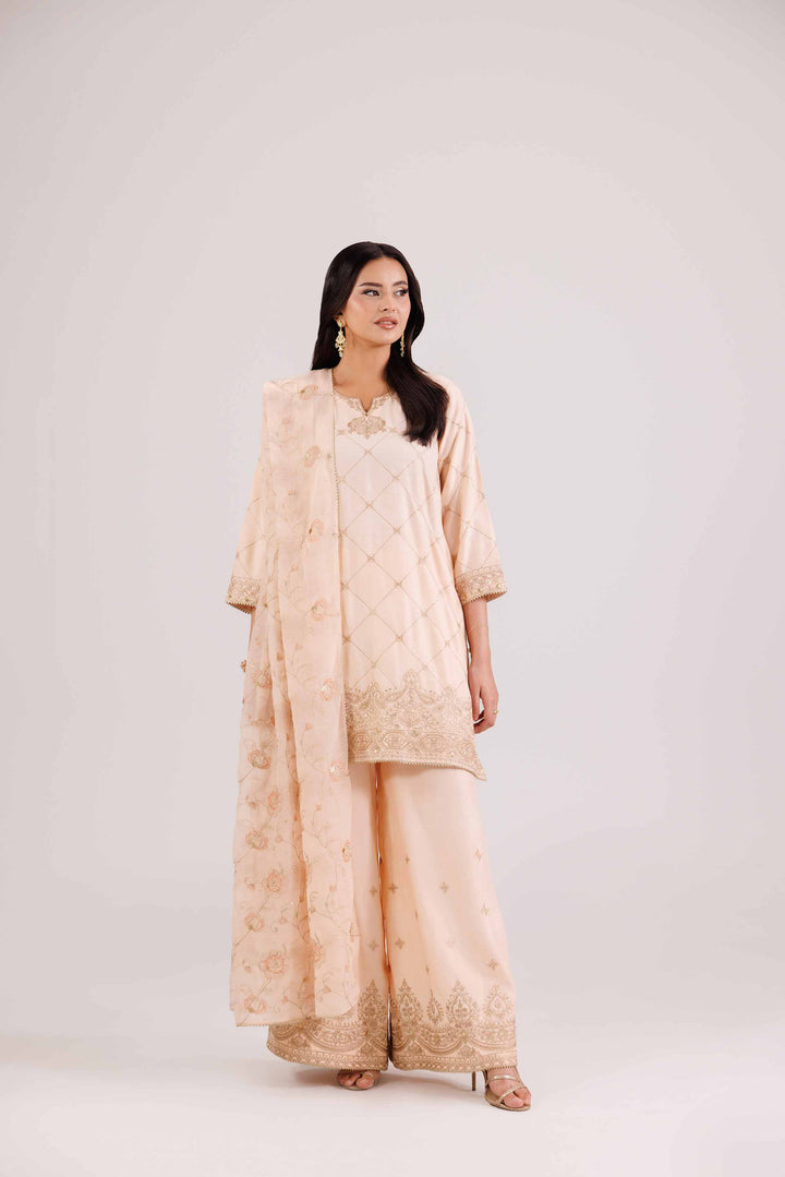 3 Piece - Embroidered Suit - KFW25-94 for Women - Pret Collection | Nishat | Shop Online