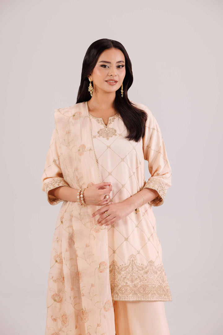 3 Piece - Embroidered Suit - KFW25-94 for Women - Pret Collection | Nishat | Shop Online