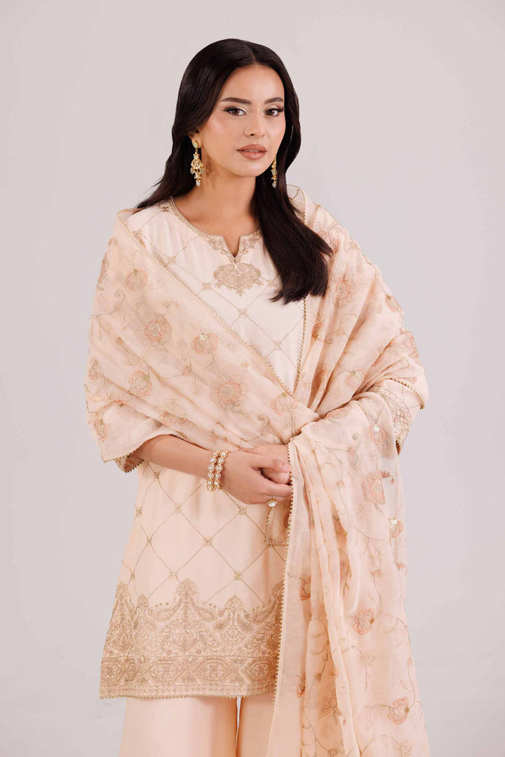 3 Piece - Embroidered Suit - KFW25-94 for Women - Pret Collection | Nishat | Shop Online