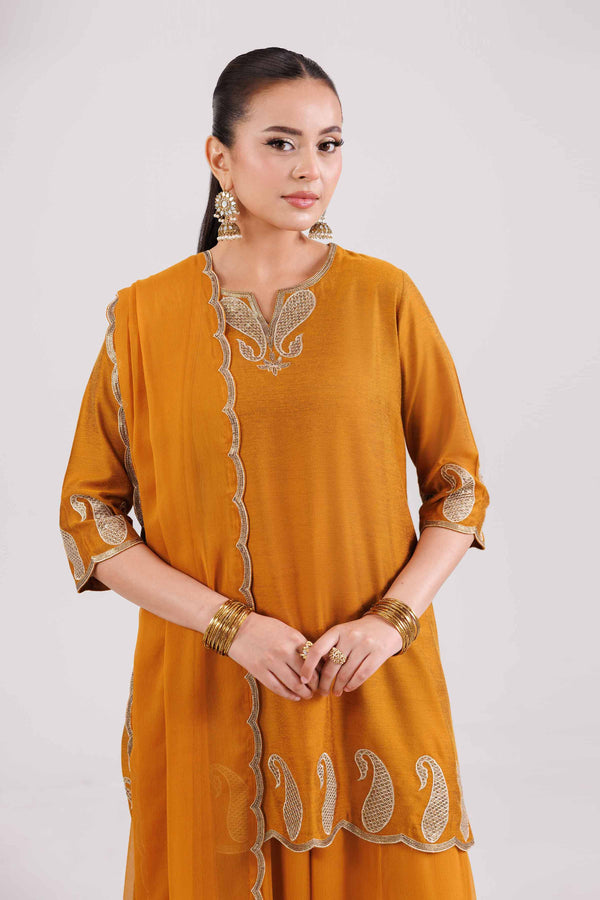 3 Piece - Embroidered Suit - KFW25-99