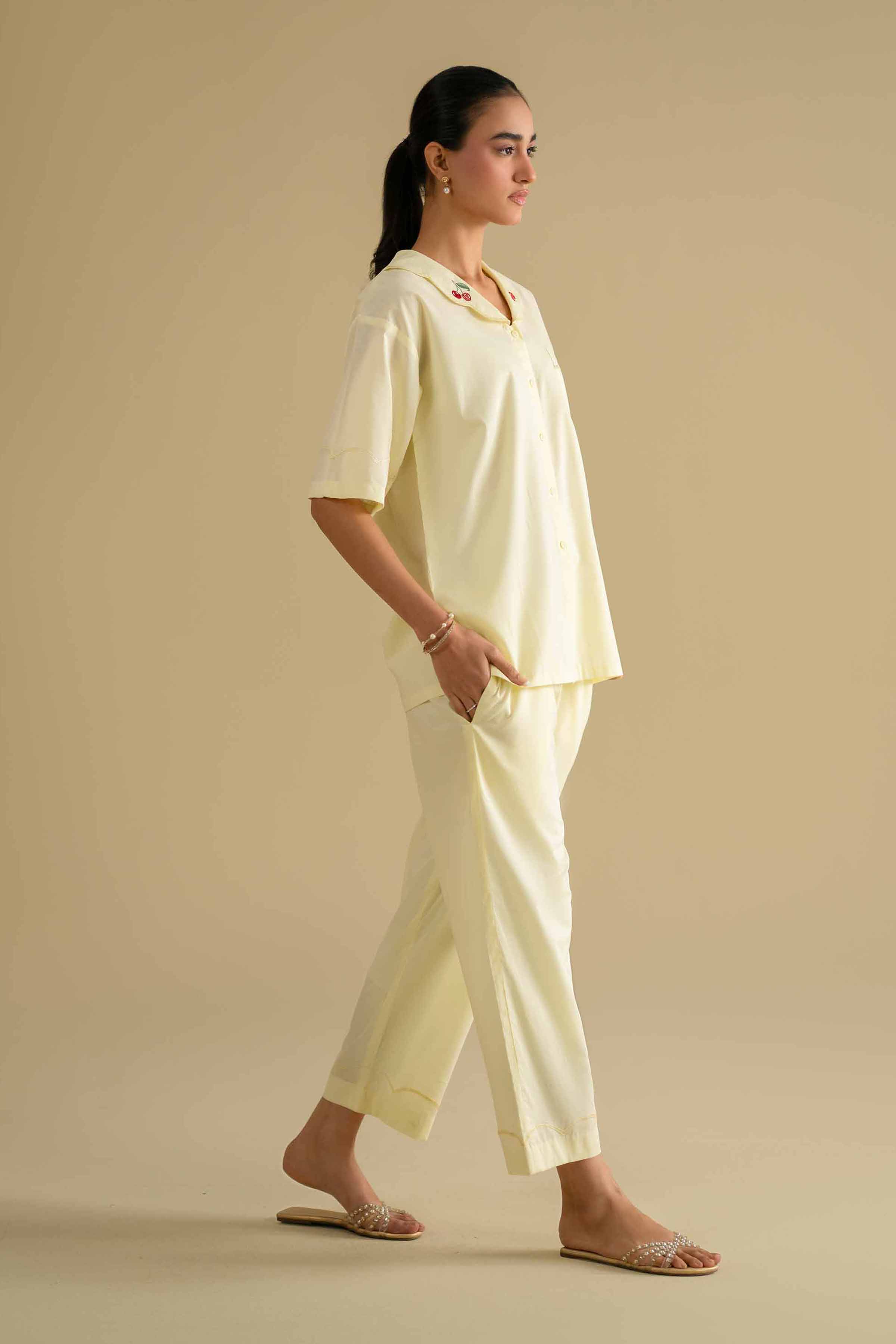 2 Piece - Embroidered Loungewear - KLS26-06 for Women - Pret Collection | Nishat | Shop Online