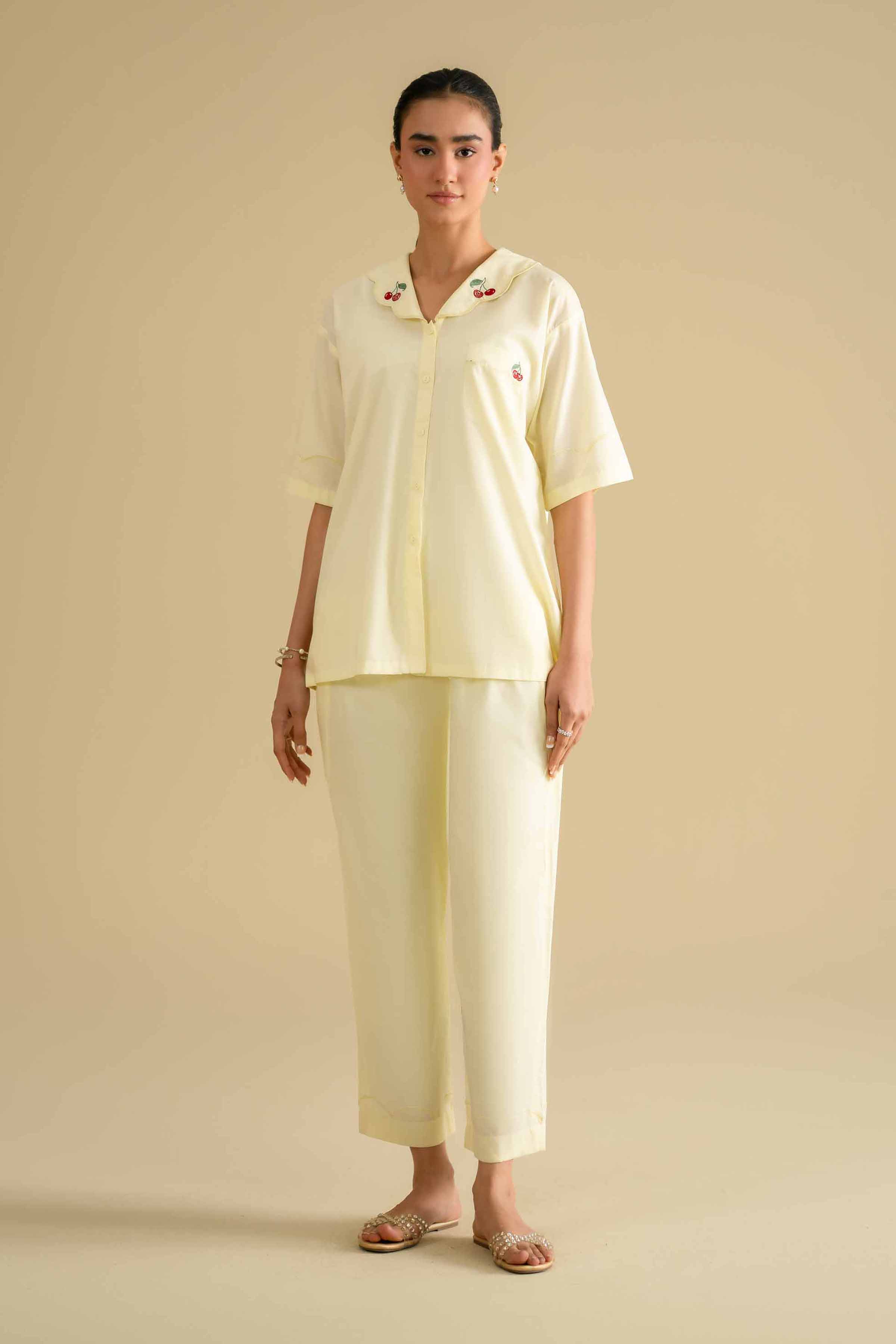 2 Piece - Embroidered Loungewear - KLS26-06 for Women - Pret Collection | Nishat | Shop Online
