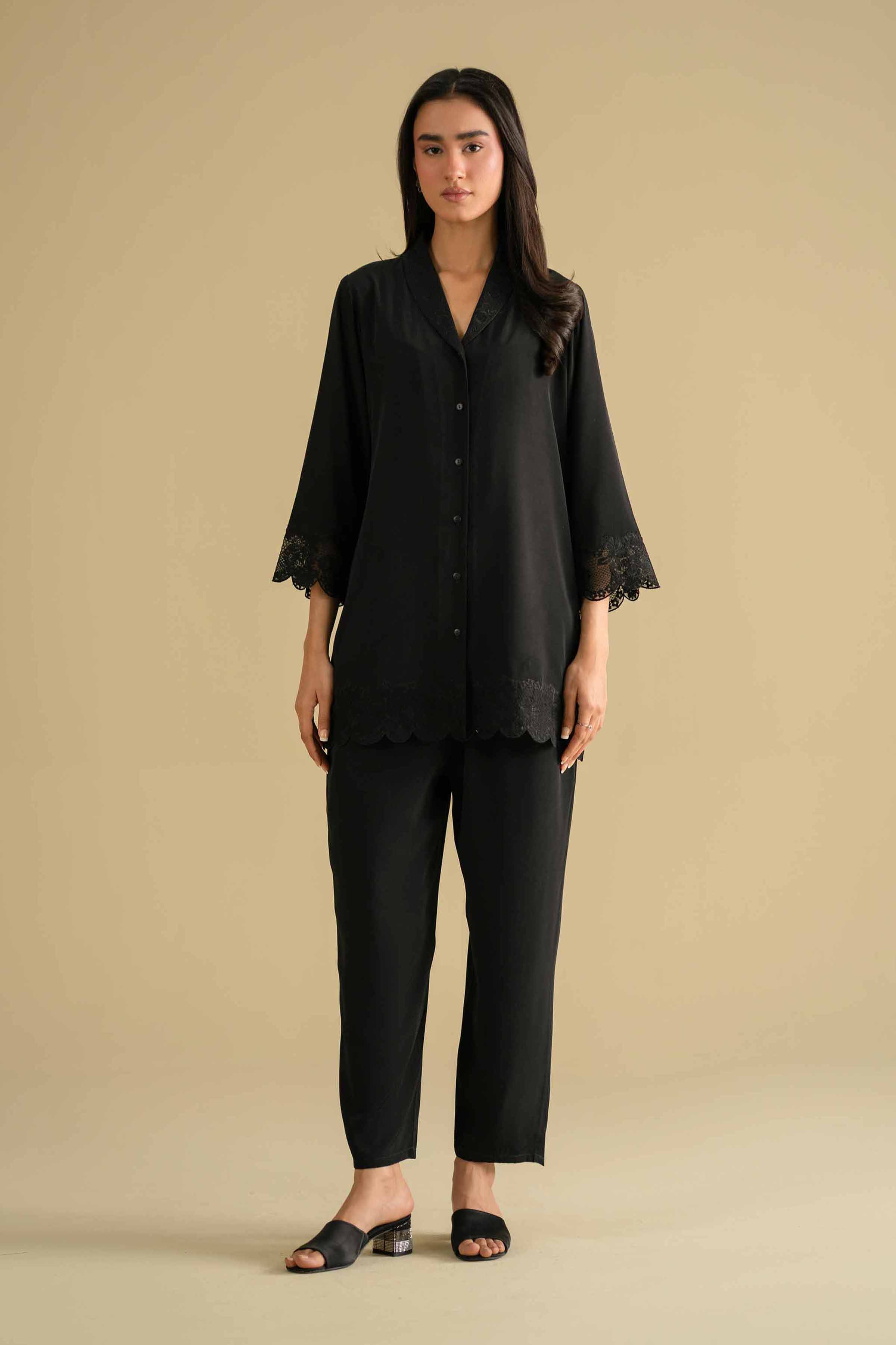 2 Piece - Embroidered Loungewear - KLS26-08 for Women - Pret Collection | Nishat | Shop Online