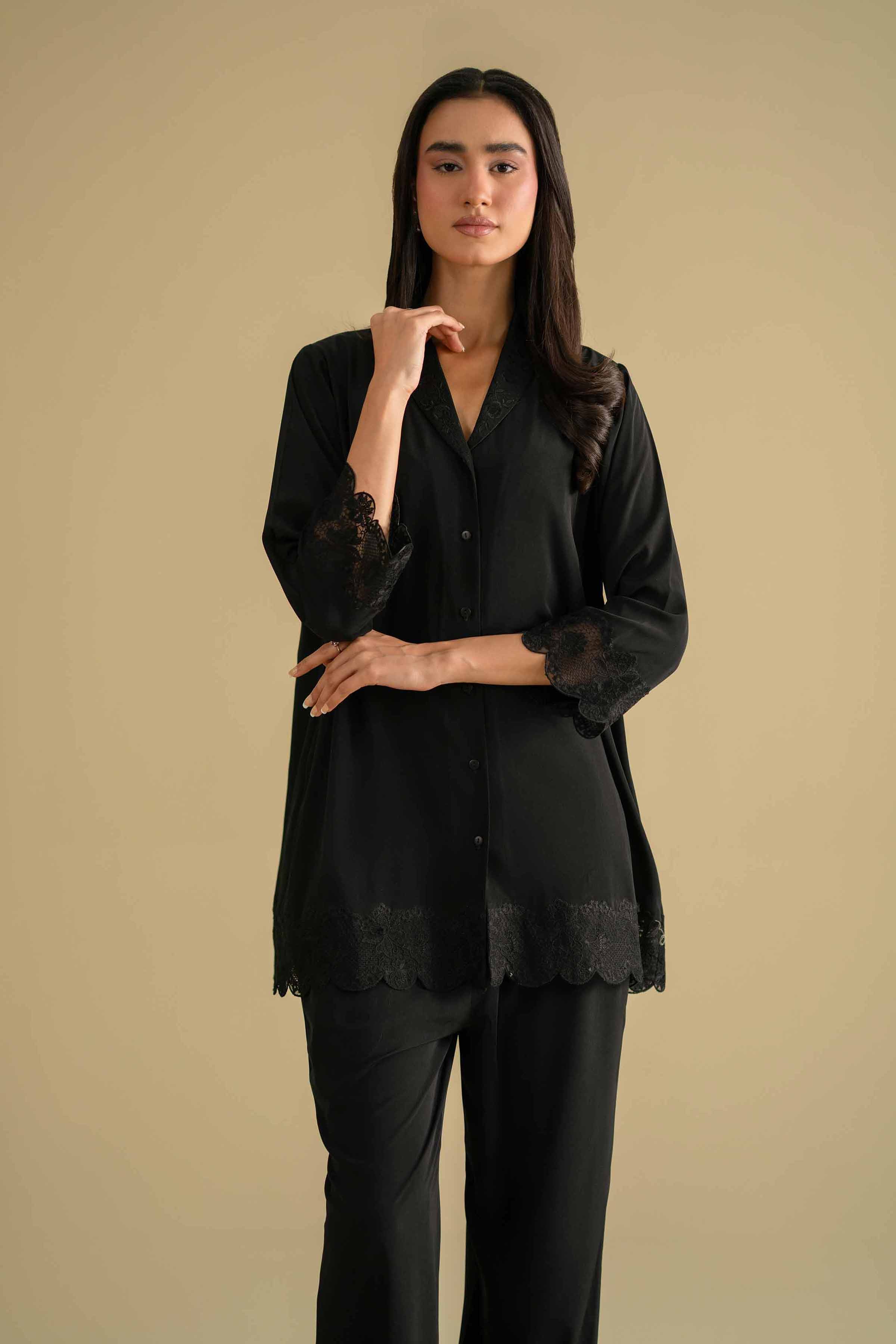 2 Piece - Embroidered Loungewear - KLS26-08 for Women - Pret Collection | Nishat | Shop Online