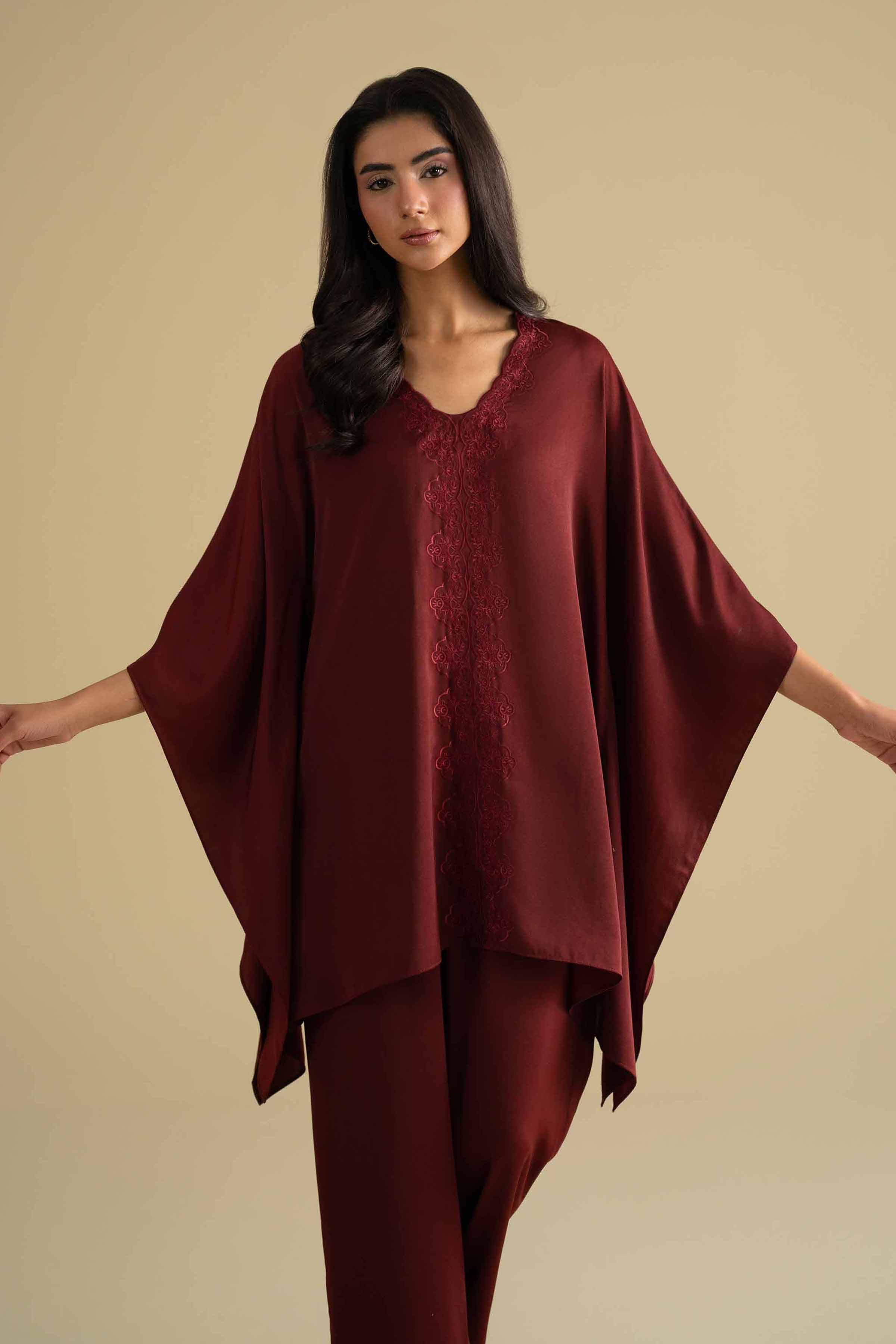 2 Piece - Embroidered Loungewear - KLS26-09 for Women - Pret Collection | Nishat | Shop Online