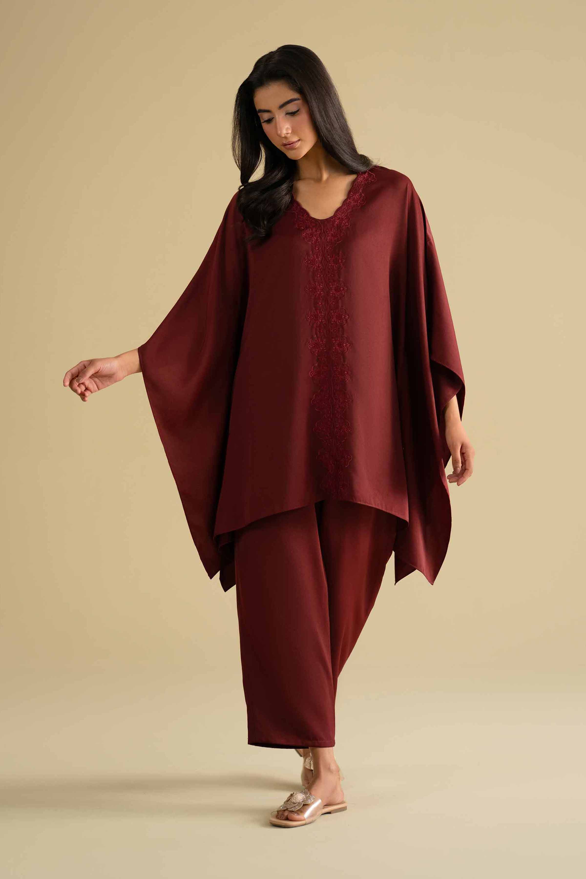 2 Piece - Embroidered Loungewear - KLS26-09 for Women - Pret Collection | Nishat | Shop Online