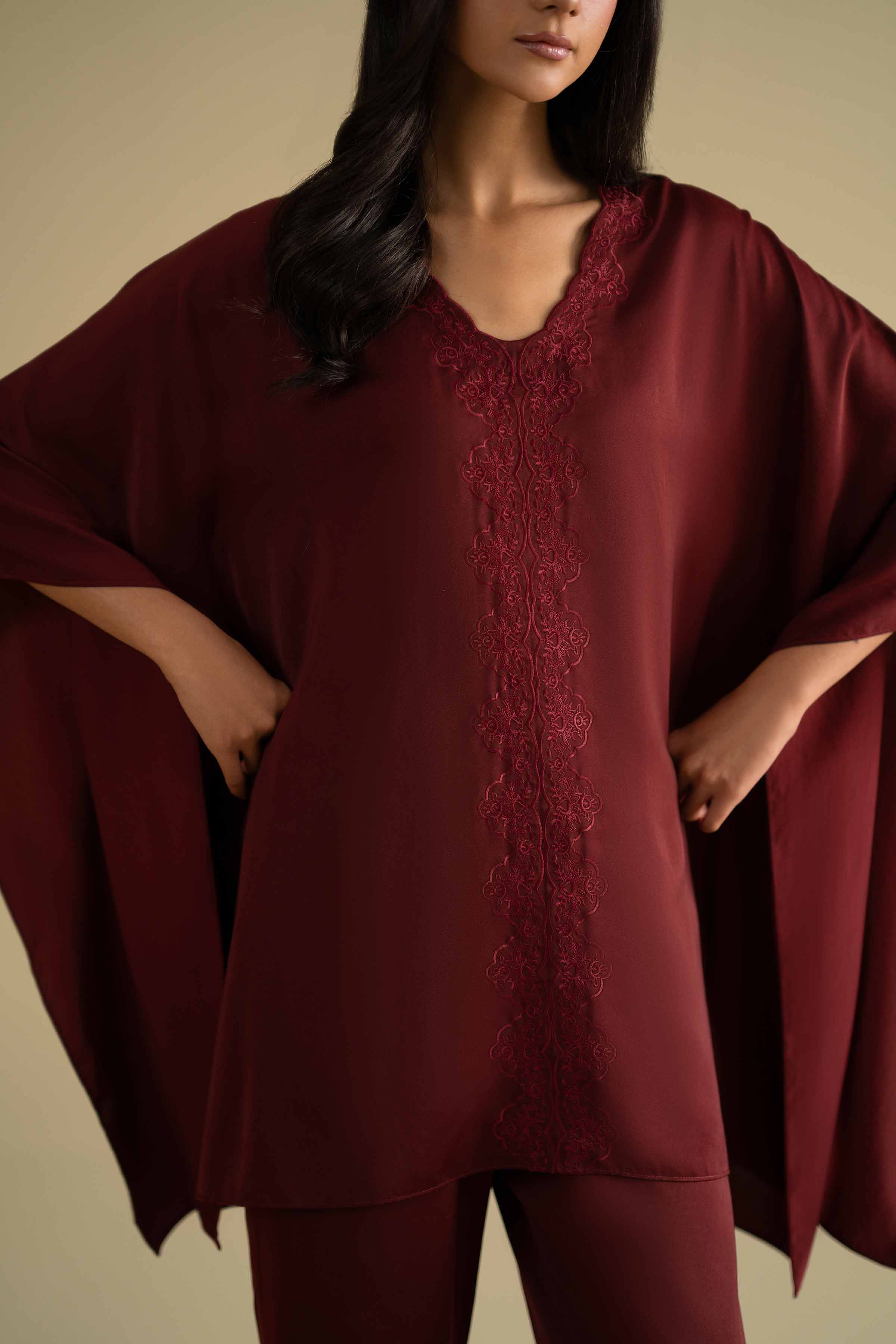 2 Piece - Embroidered Loungewear - KLS26-09 for Women - Pret Collection | Nishat | Shop Online