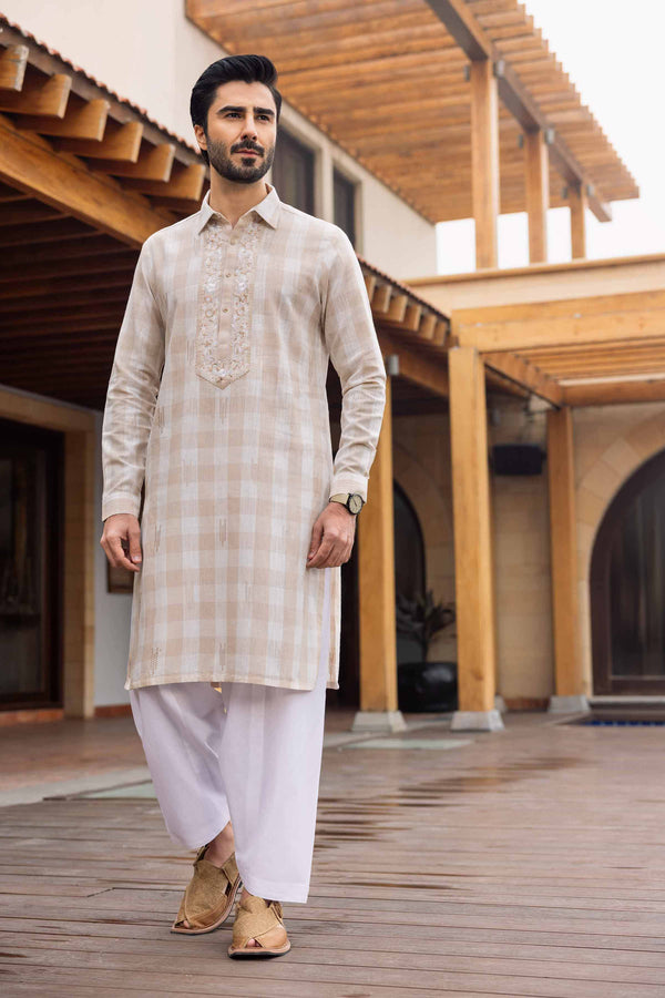 2 Piece - Embroidered Naqsh Suit - KNS24-28