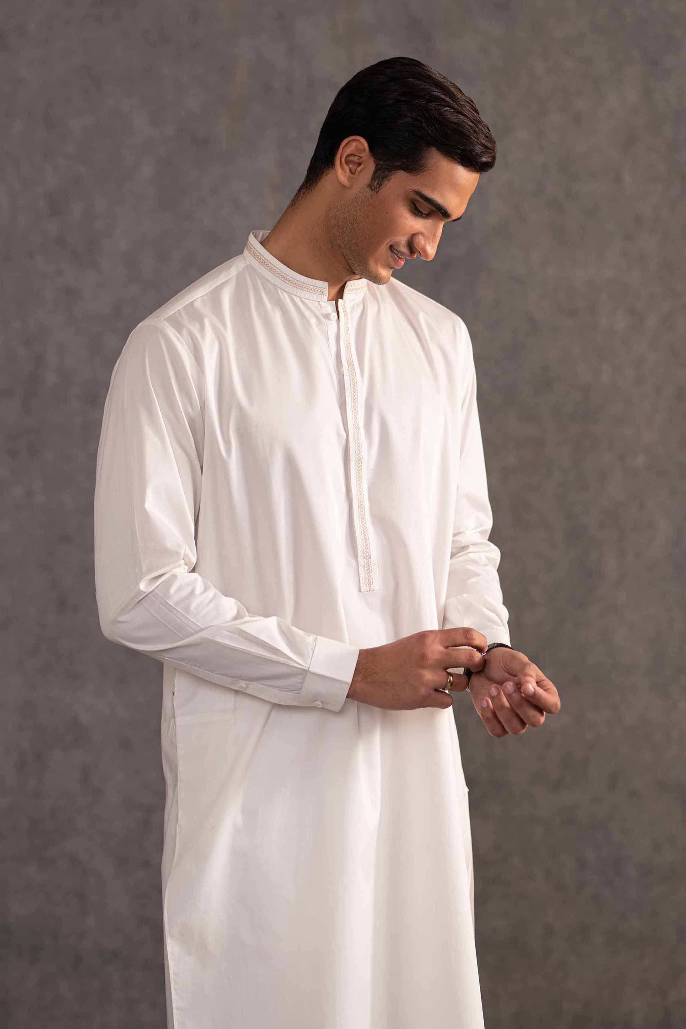 2 Piece - Embroidered Naqsh Suit - KNS25-02 for Men - Menswear Collection | Nishat | Shop Online
