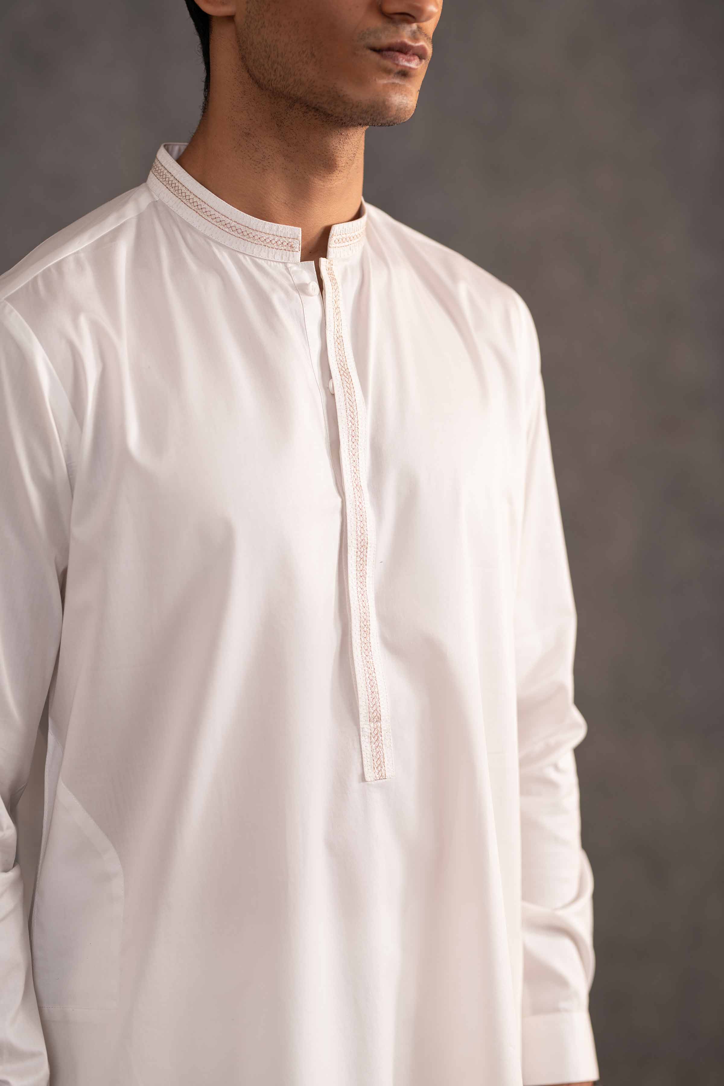 2 Piece - Embroidered Naqsh Suit - KNS25-02 for Men - Menswear Collection | Nishat | Shop Online