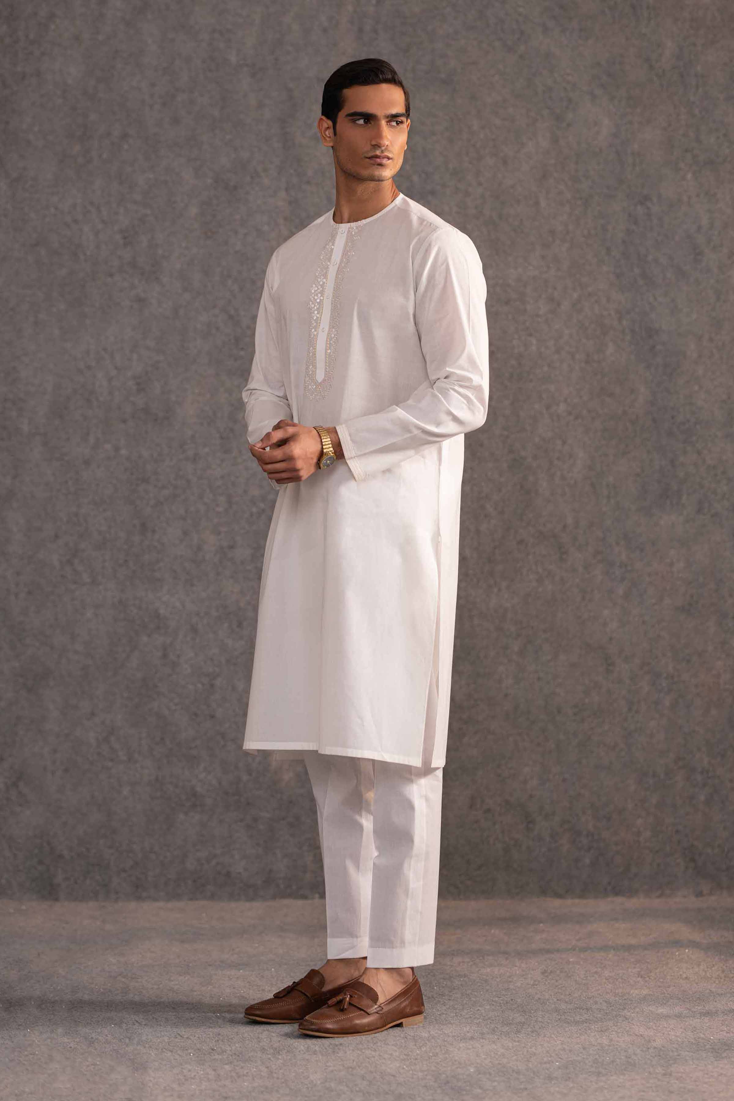 2 Piece - Embroidered Naqsh Suit - KNS25-04 for Men - Menswear Collection | Nishat | Shop Online