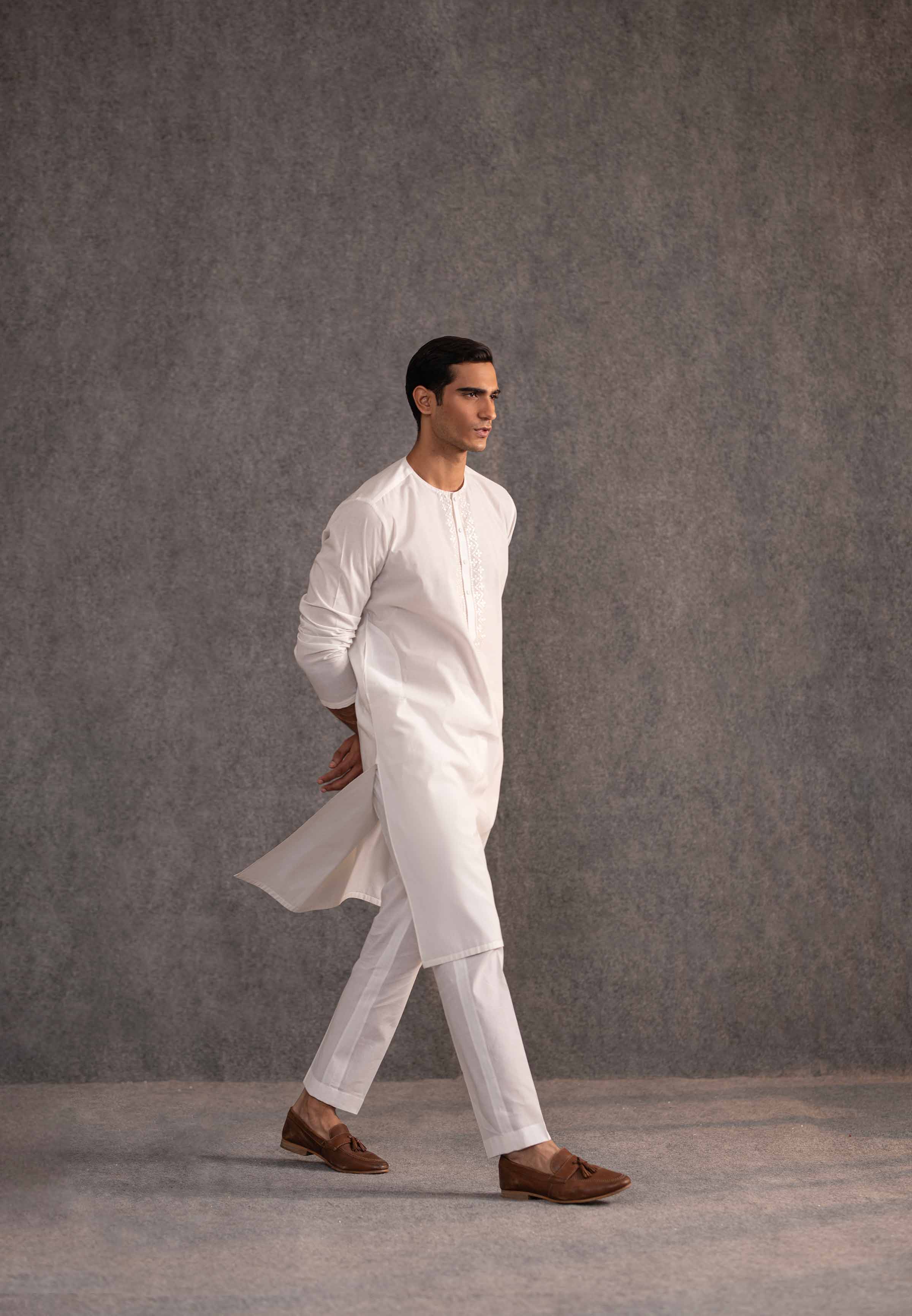 2 Piece - Embroidered Naqsh Suit - KNS25-04 for Men - Menswear Collection | Nishat | Shop Online