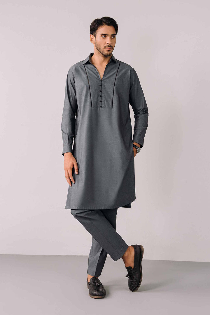 Naqsh Gents Loose Fabric Grey