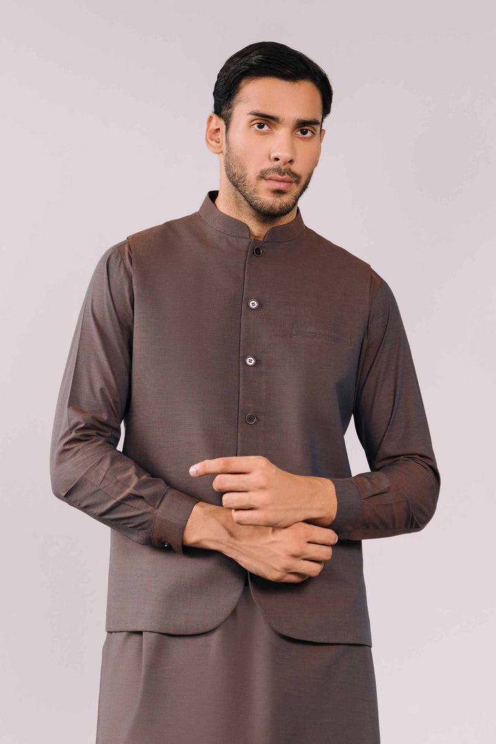 Naqsh Gents Loose Fabric Brown