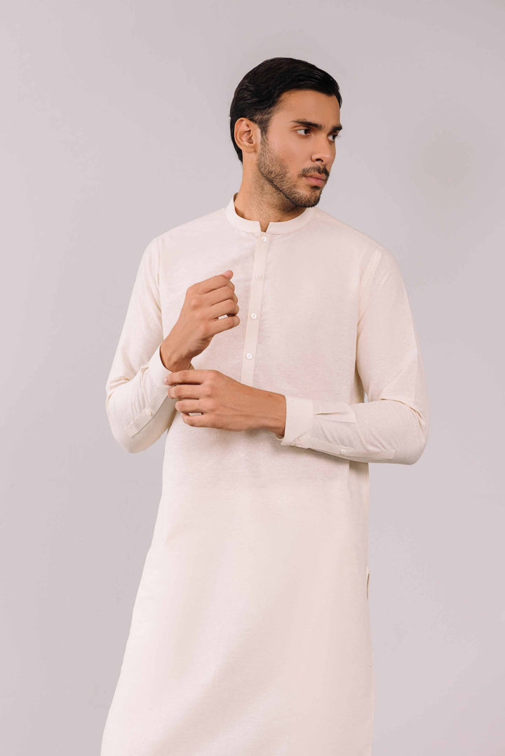 Naqsh Gents Loose Fabric Off White