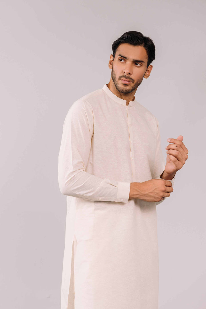 Naqsh Gents Loose Fabric Off White