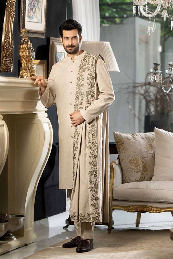3 Piece - Embroidered Suit - KNW23-01