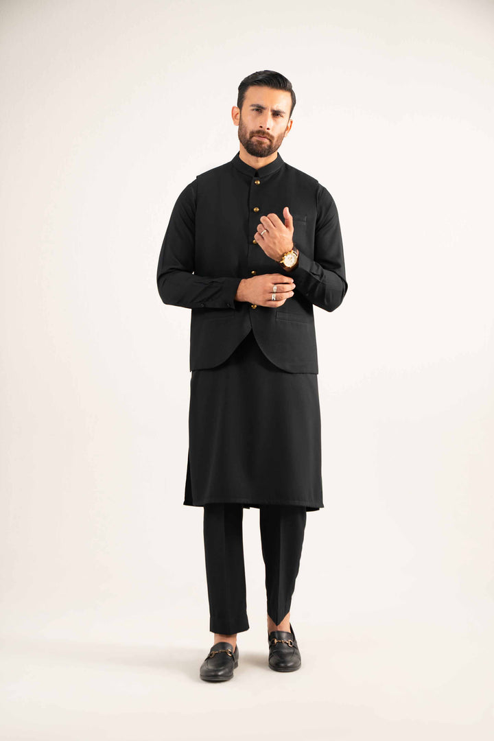 Basic Waistcoat - KNW25-06 for Men - Ready To Wear Collection | Nishat | Shop Online