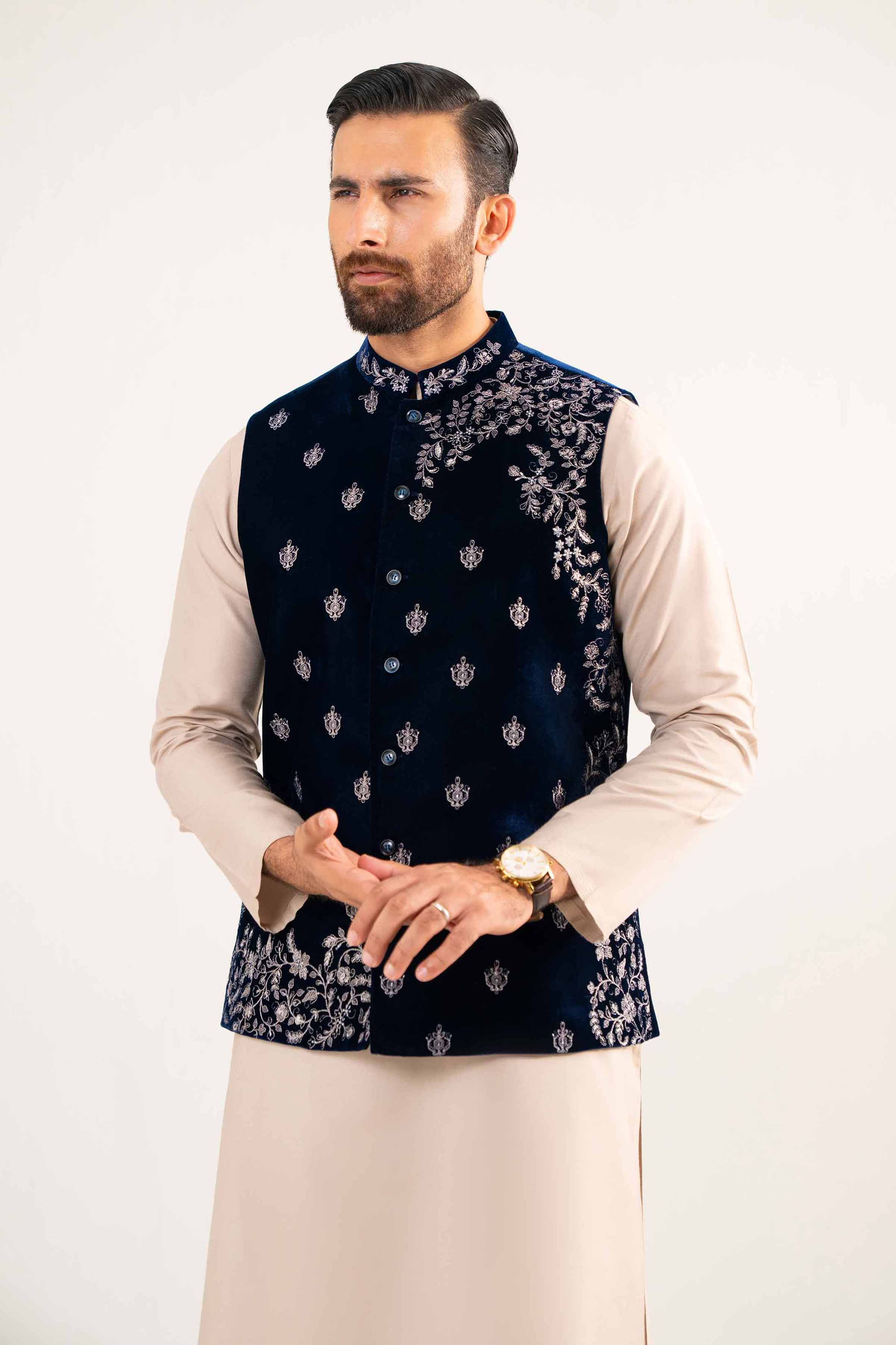 Embroidered Waistcoat - KNW25-09