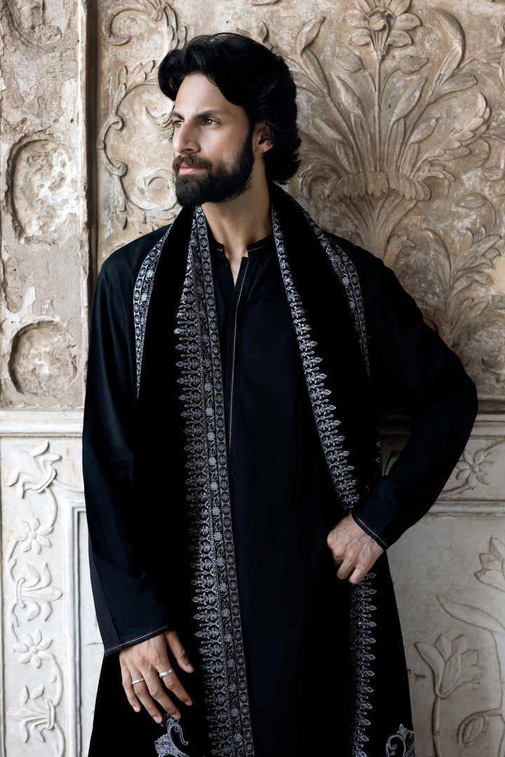 Embroidered Shawl - KNW25-10 for Men - Ready To Wear Collection | Nishat | Shop Online