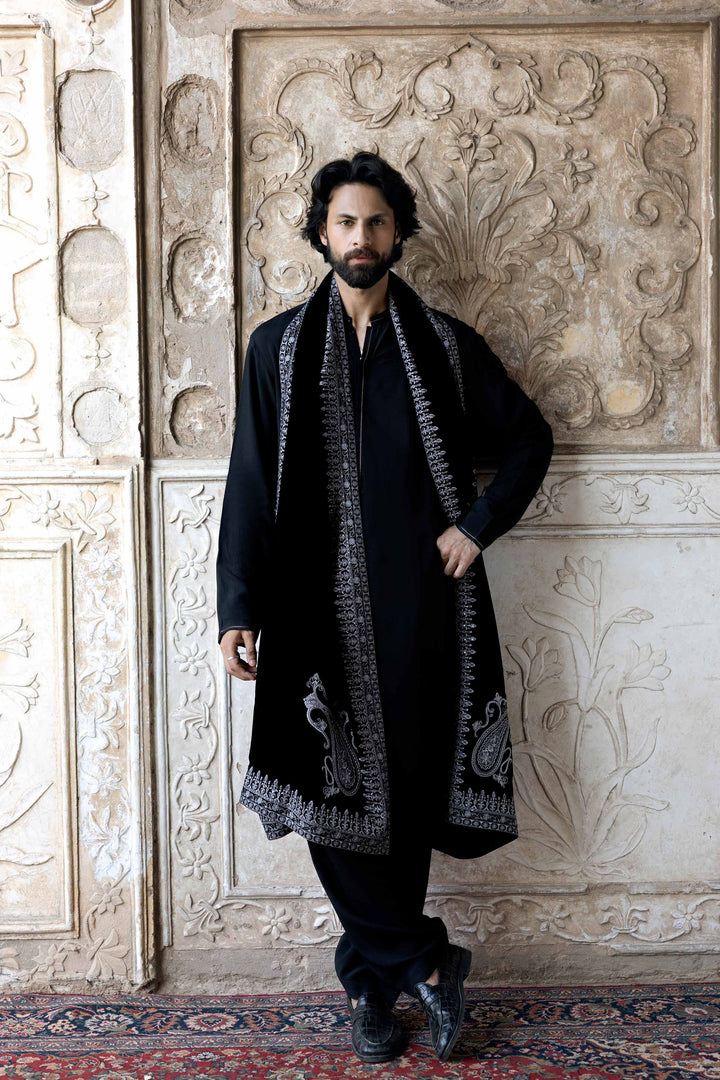 Embroidered Shawl - KNW25-10 for Men - Ready To Wear Collection | Nishat | Shop Online
