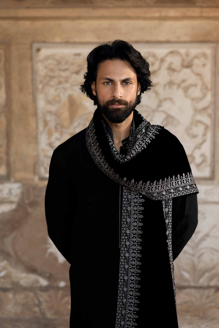 Embroidered Shawl - KNW25-10 for Men - Ready To Wear Collection | Nishat | Shop Online