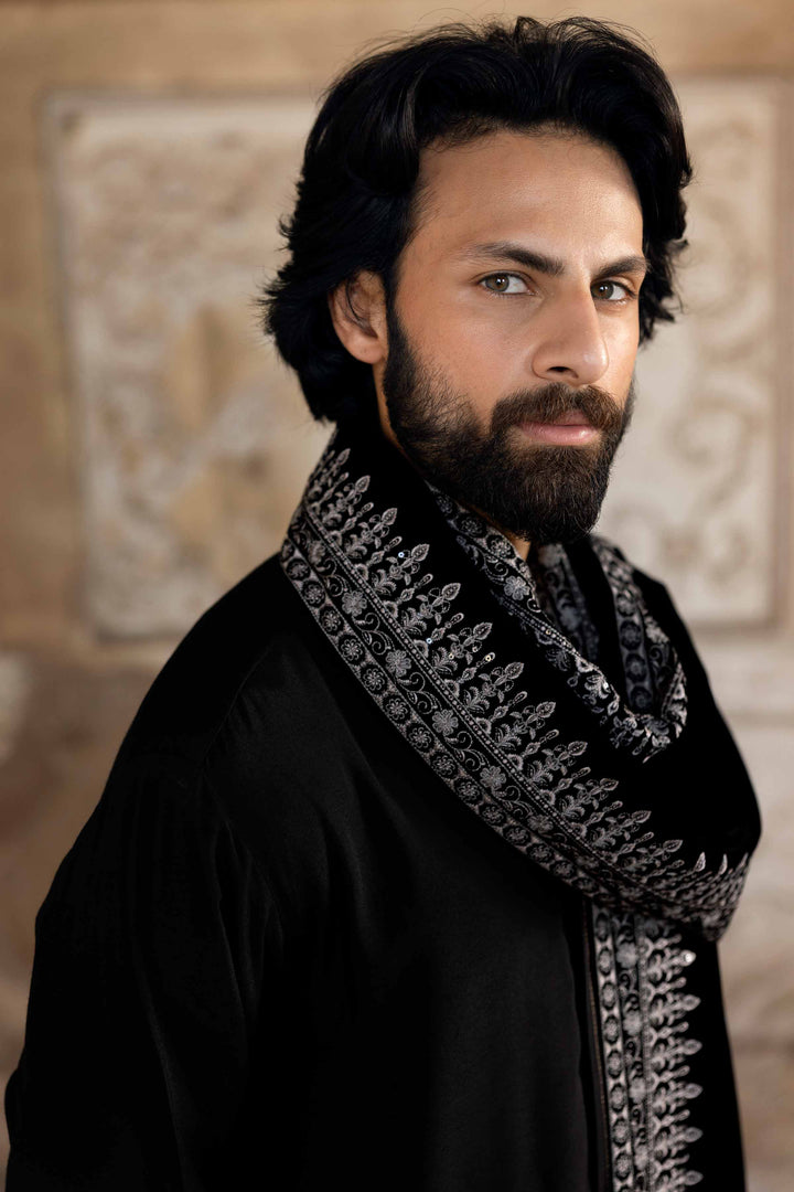 Embroidered Shawl - KNW25-10 for Men - Ready To Wear Collection | Nishat | Shop Online