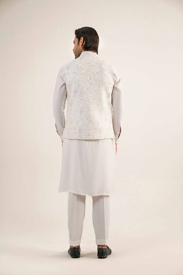 Embroidered Waistcoat - KNW25-13 for Men - Ready To Wear Collection | Nishat | Shop Online