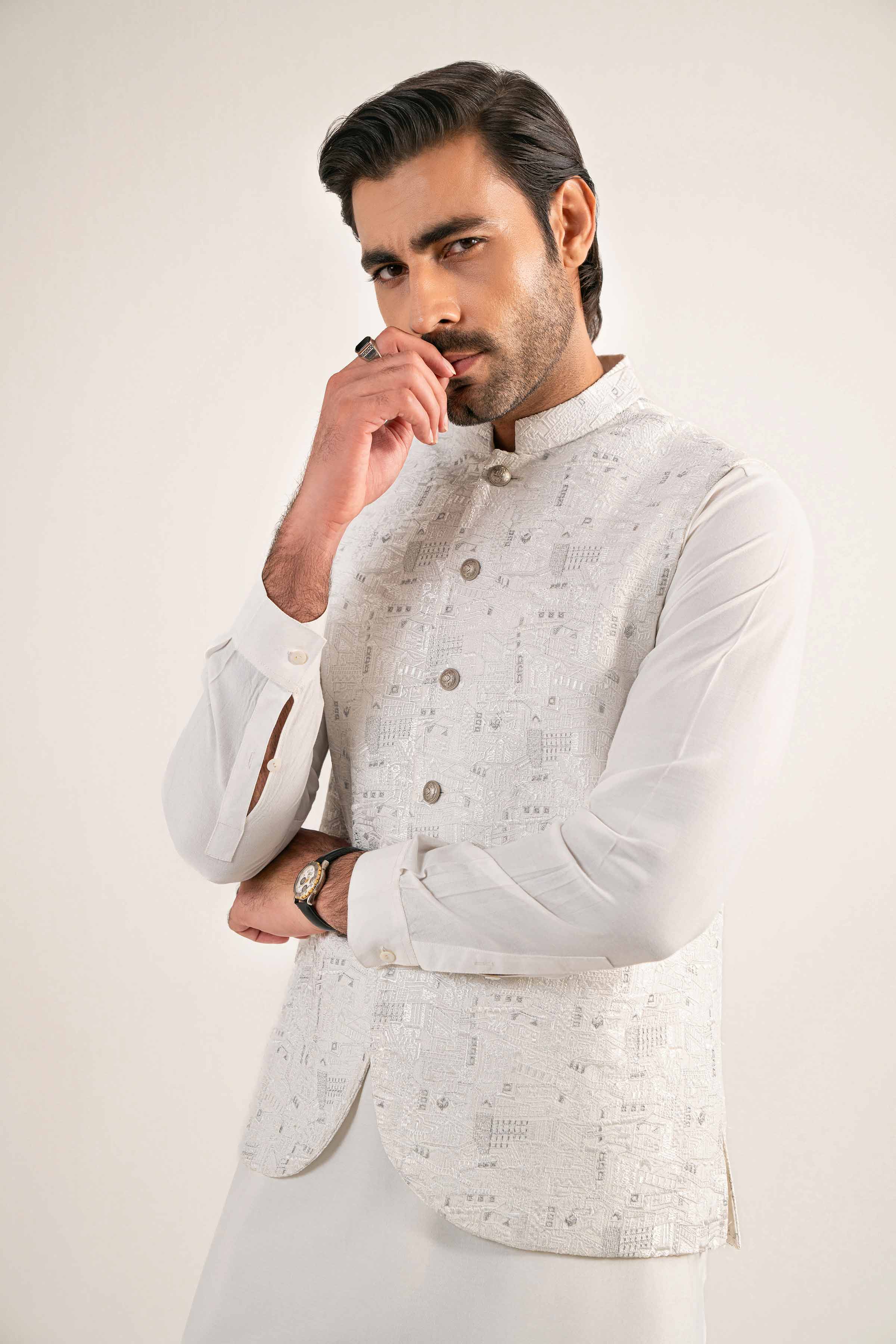 Embroidered Waistcoat - KNW25-13