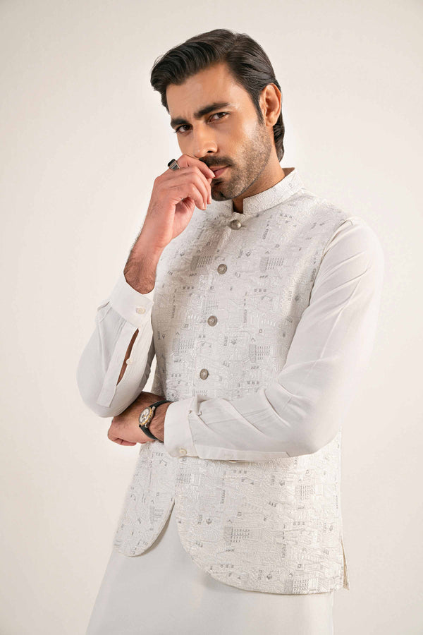 Embroidered Waistcoat - KNW25-13