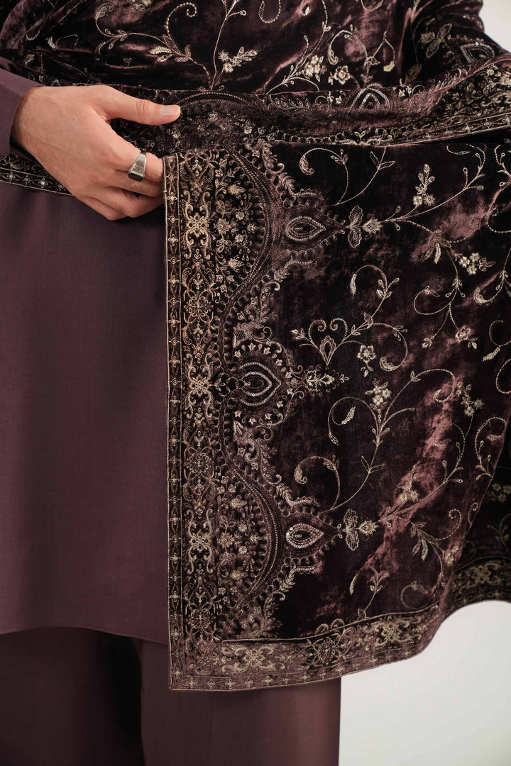 Embroidered Shawl - KNW25-14 for Men - Ready To Wear Collection | Nishat | Shop Online