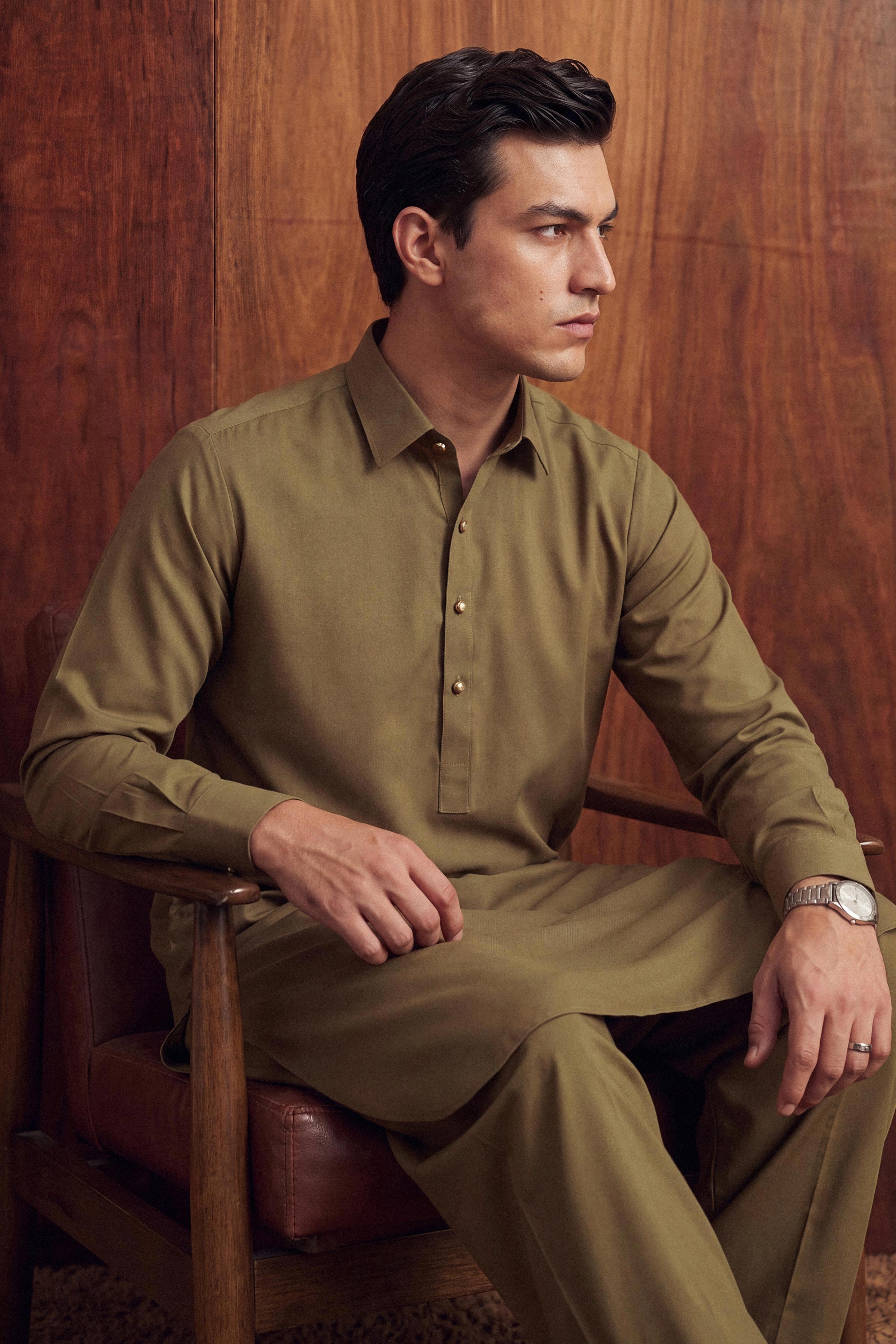 2 Piece - Naqsh Suit - NAQ-2PC-31 - for Men - Men Collection | Nishat | Shop Online
