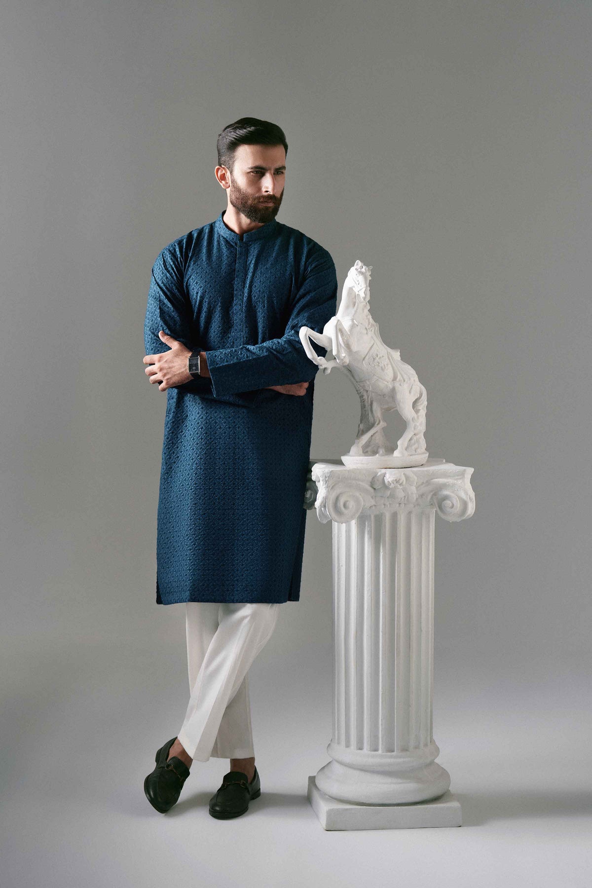Embroidered Kurta - NLWS26-01 – Men’s Stitched Collection | Nishat | Shop Online