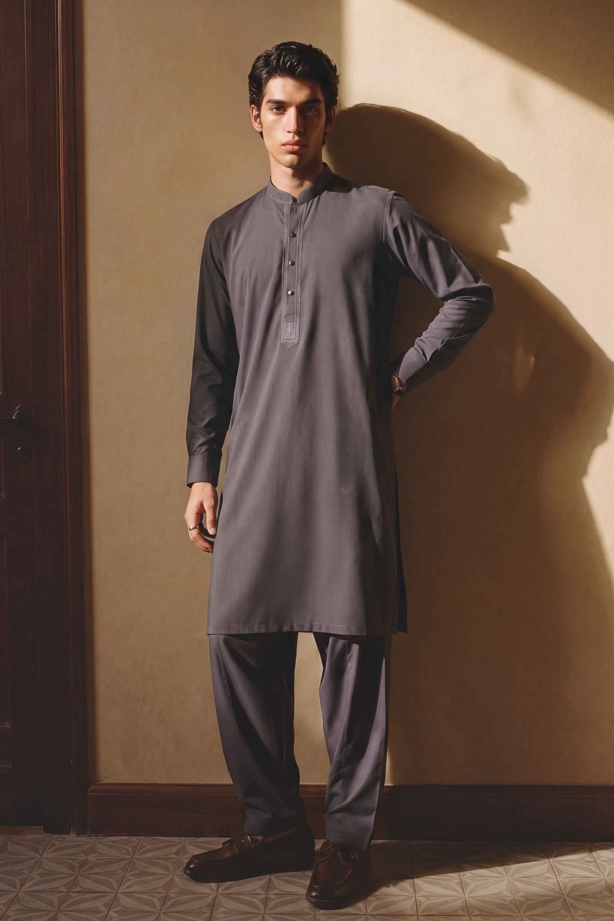 2 Piece - Embroidered Suit - NLWS26-07