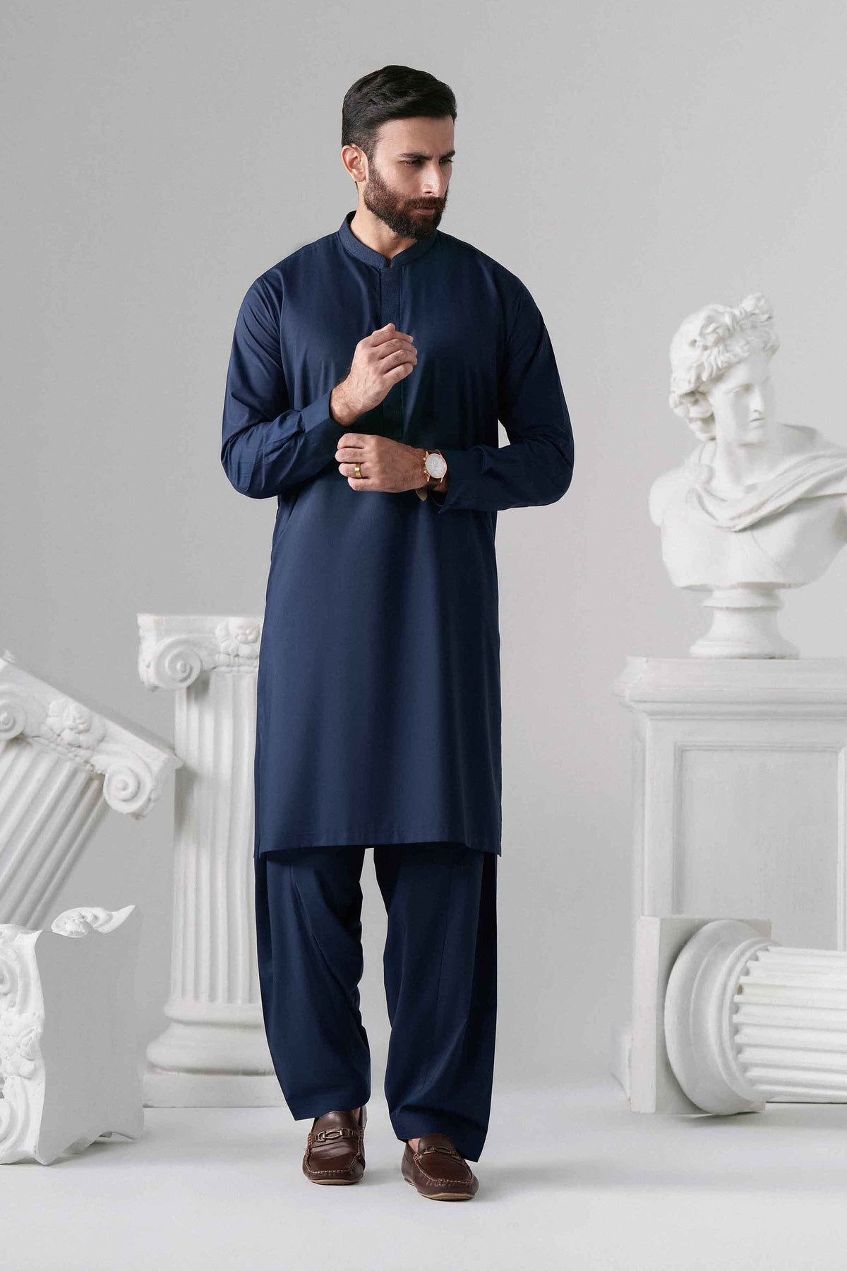 2 Piece - Embroidered Suit - NLWS26-08 – Men’s Stitched Collection | Nishat | Shop Online